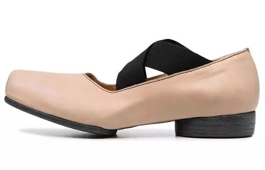 Туфли-лодочки Ballerina с квадратным носком и эластичной резинкой Uma Wang