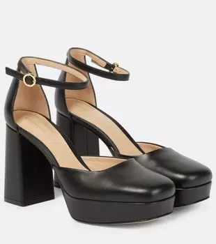 Туфли-лодочки Basette на платформе Gianvito Rossi, черный