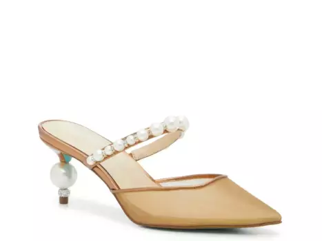 Туфли-лодочки Betsey Johnson Zane, золотистый металлик