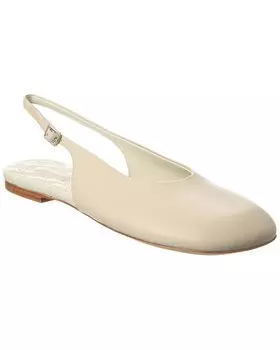 Туфли-лодочки Burberry Baby Leather Slingback Flat, белый