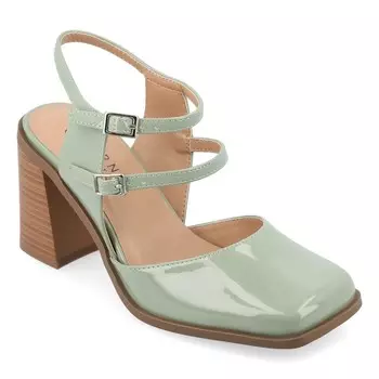 Туфли-Лодочки Caisey Block Heel Journee, зеленый