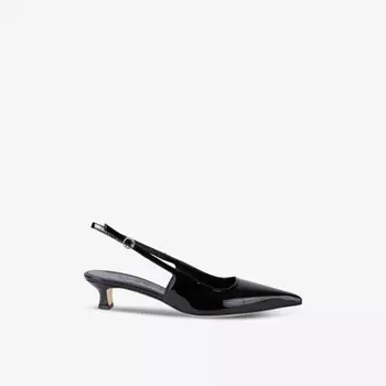 Туфли-Лодочки Catrina из лакированной кожи с открытой пяткой Aeyde, черный