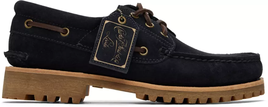 Туфли-лодочки цвета индиго с 3 люверсами, сшитые вручную Timberland
