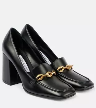 Туфли-лодочки Diamond Tilda 85 из кожи Jimmy Choo, черный