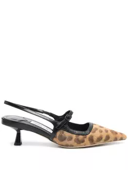 Туфли-лодочки Didi Jimmy Choo 40 мм, коричневый