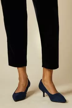 Туфли-лодочки Dorothy Perkins Dove с широкой посадкой, темно-синий