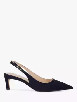 Туфли-лодочки Dune Celinna Denim Heeled Slingback Pointed, темно-синий