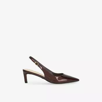 Туфли-лодочки Dune Celinna с острым носком, коричневый