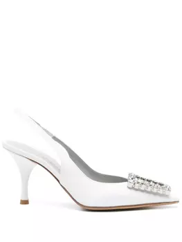 Туфли-лодочки Futura с открытой пяткой Roberto Festa, белый