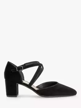 Туфли-лодочки Gabor Gisele Suede Cross Strap, черный