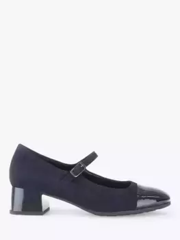 Туфли-лодочки Gabor Suede Piano Toe Cap, цвет atlantik