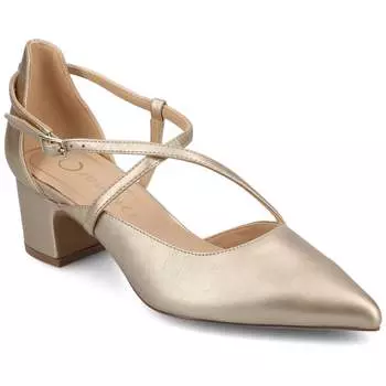 Туфли-лодочки Galvinn женские Journee средней и большой ширины, цвет champagne