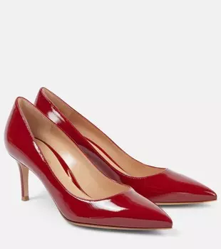 Туфли-лодочки Gianvito 70 из лакированной кожи Gianvito Rossi, цвет rouge