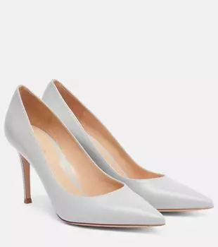 Туфли-лодочки Gianvito 85 из кожи Gianvito Rossi, Cloud