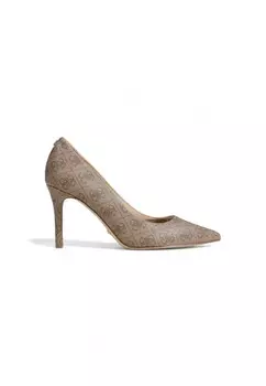 Туфли-лодочки Guess с принтом, бежевый