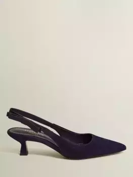 Туфли-лодочки Hobbs Safia Suede Slingback Kitten Heel, цвет midnight