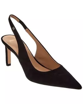 Туфли-лодочки Hugo Boss Janet Suede Slingback, черный