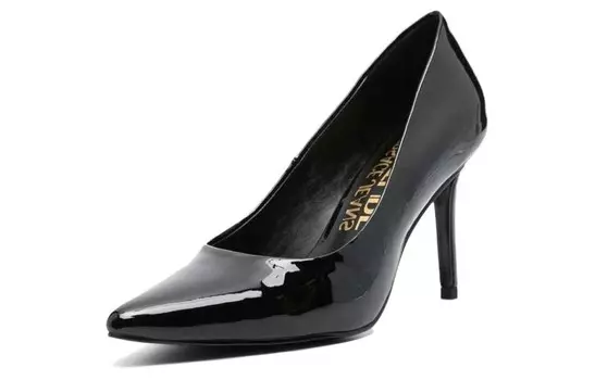 Туфли-лодочки из искусственной кожи Couture 90 мм Versace Jeans