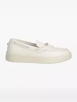 Туфли-лодочки из кожи Карла Лагерфельда Karl Lagerfeld, белый