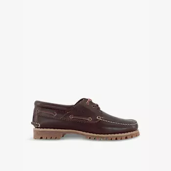 Туфли-Лодочки из кожи Noreen с тремя люверсами Timberland, коричневый