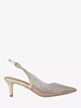 Туфли-лодочки из позитано Carvela, золотой