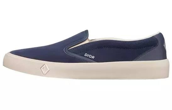 Туфли-лодочки из замши Dior, темно-синий