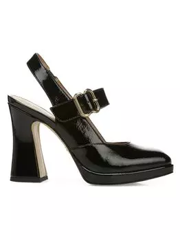 Туфли-лодочки Jildie на платформе с ремешком на пятке Sam Edelman, черный