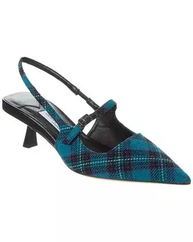 Туфли-лодочки Jimmy Choo Didi 45 Tartan Slingback, синий