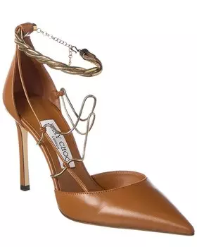 Туфли-лодочки Jimmy Choo Olesia 95 из кожи, цвет multi