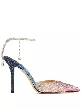Туфли-лодочки Jimmy Choo Saeda 100 мм, розовый