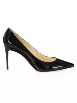 Туфли-лодочки Kate 85 из лакированной кожи Christian Louboutin, черный