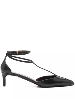 Туфли-лодочки KHAITE 45 мм Mia, черный