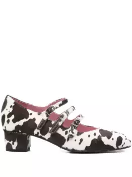 Туфли-лодочки Kina с тройным ремешком 40 мм Carel Paris, белый