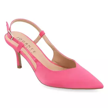 Туфли-Лодочки Knightly с открытой пяткой Journee, фуксия