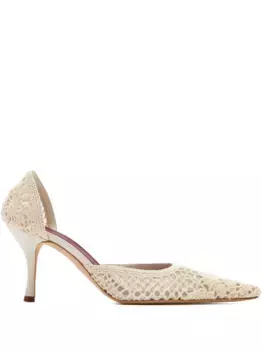 Туфли-лодочки крючком 115 мм Magda Butrym, нейтральный