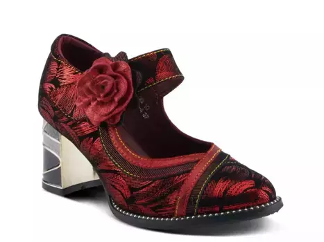 Туфли-лодочки L'Artiste Beverly Hills Mary Jane, красные/черные