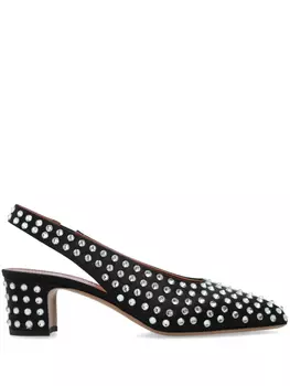 Туфли-лодочки Lavinia Paris Texas 50 мм с открытой пяткой, черный