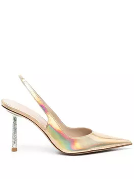 Туфли-лодочки Le Silla 90 мм с открытой пяткой, нейтральный