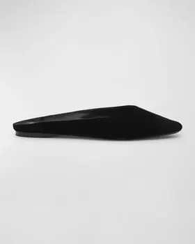Туфли-лодочки Lido-балерины Saint Laurent, цвет Black