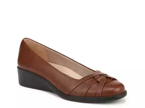 Туфли-лодочки LifeStride Jorie Wedge, темно-коричневые