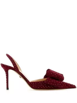 Туфли-лодочки MACH & MACH 85 мм из замши, красный