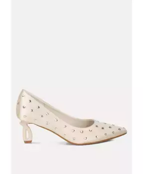 Туфли-лодочки Madhara с сердечками из стразов London Rag, коричневый/бежевый