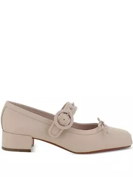 Туфли-лодочки Mamastrapita 30 мм Christian Louboutin, нейтральный цвет