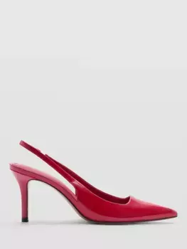 Туфли-лодочки Mango Sons Patent Pointed Slingback, красный