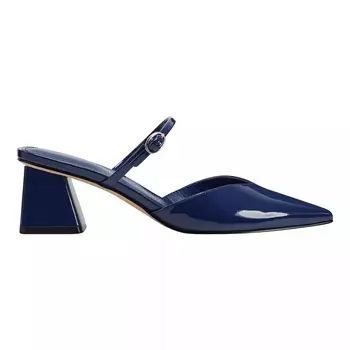 Туфли-лодочки Marc Fisher Lakey Pointy Toe Block Heel, темно-синий