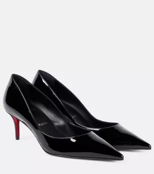 Туфли-лодочки Miss Z 60 из лаковой кожи Christian Louboutin, черный