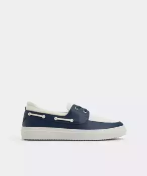 Туфли-лодочки мужские с круглым носком Aldo, темно-синий