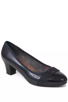 Туфли-лодочки на блочном каблуке Pavers, синий