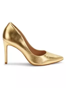 туфли-лодочки на шпильке Saks Fifth Avenue, цвет Gold Metallic