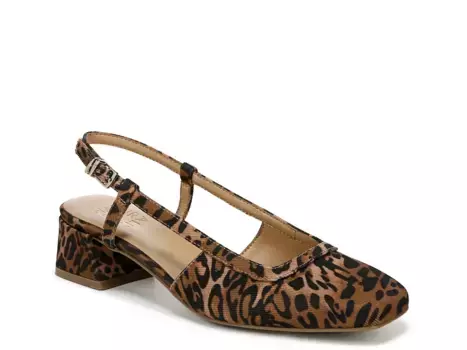 Туфли-лодочки Naturalizer Helena, коричневый/черный с принтом гепарда